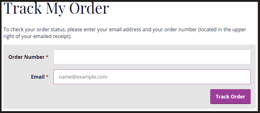 How To Track My Order